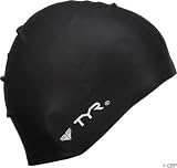 TYR Wrinkle-free Silicon Swim Cap Black MS0023