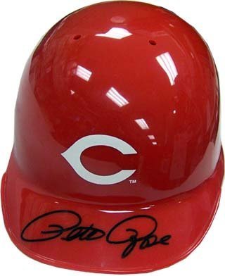 Pete Rose Autographed / Signed Cincinnati Reds Baseball Mini Helmet