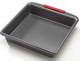 KitchenAid 9-Inch Square Cake Pan with Silicone Grip
