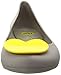mel Dreamed by melissa Women's Pop Heart Ballet Flat,Grey,9 M US