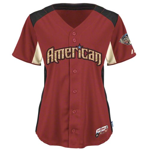 American League 2011 All-Star Game Women's Batting Practice Jersey: Brick MLB Women's BP Jersey