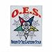 Order of the Eastern Star Logo Embroidered Iron on or Sew on Patch