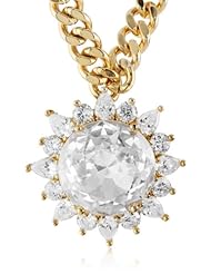 nOir Cubic Zirconia Pendant Necklace, 19"