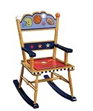Kid's Rocking Chair Playoffs Collection in Walnut Finish