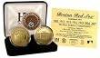 Boston Red Sox 24Kt Gold And Infield Dirt 3 Coin Set