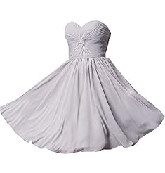 Short Chiffon Lace-Up Bridesmaid Dress/Party Dress/Wedding Dress 