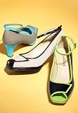 Square Peep-Toe Pumps