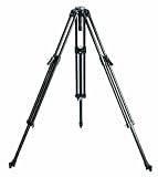 Manfrotto 351MVB 75mm Bowl 1-Stage Aluminium Video Tripod with 75mm Half Ball (Black)