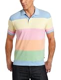 Nautica Mens Oxford Stripe Polo Shirt