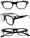"Wayfarer" Geek-Chic designer reading glasses for men who read in style.