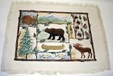Cabin Fever Fringed Place Mat
