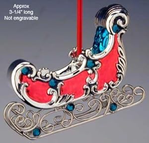 #!Cheap Sleigh with Jewels By Reed & Barton