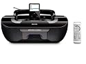 Philips AZ1330D MP3/WMA-CD Speaker System with Remote Control and iPod Dock (Black)