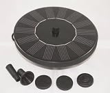 Floating Solar Fountain for the Bird Bath