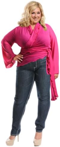 Jill Alexander Women's Plus Size 5-Way Wrap Jacket
