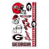 Georgia Bulldogs Temporary Tattoos Set (Set of 6 Sheets)