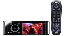 JVC KD-AVX40 El Kameleon DVD/CD/USB Receiver with 3.5-Inch Monitor, Proximity Sensor, Touch Panel Controls, Built-in Bluetooth, and iPod/iPhone USB 2.0