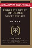 Roberts Rules of Order Newly Revised, 11th edition