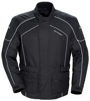 Tourmaster Saber Series 2 Black Motorcycle Jacket - Size : XL