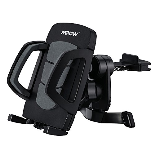 Mpow Air Vent Car Mount with One Finger Release Button Universal Cell Phone Holder GPS Car Mount Phone Cradle for iPhone 7 7 Plus 6S/6 Plus 5s Samsung Galaxy S7/S6 Edge S5 Note 7 5 4