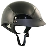 DOT Glossy Black Half Face Helmets