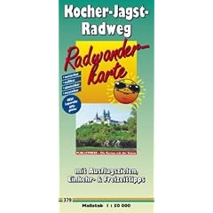 Radwanderkarte Kocher-Jagst-Radweg: mit Ausflugszielen, Einkehr- & Freizeittipps, wetterfest, reissfest, abwischbar, GPS-genau. 1:50000: ... reissfest, abwischbar, recycelbar, GPS-genau