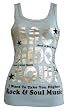 Junior Rock & Soul Ribbed Screen Tank Top - 4 Colors Available