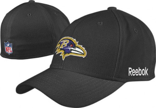 Baltimore Ravens 2010 Black Flex Sideline Structured Hat