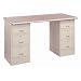 Lyon DD2942 Laminated Hardwood Top Pre-Engineered Modular Work Station with 6 Perfect Fit Drawers, 60" Width x 28" Depth, Dove Gray