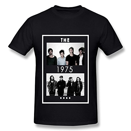 Men's The 1975 Band Members Poster T-shirts Vintage Size M Black