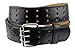 NYfashion101 (TM) Unisex Basic Leather 3 Hole Belt Plus Sizes Available 3holebelt