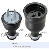明工社 3P 30A 防水コネクター(組) 30A 250V MK5612