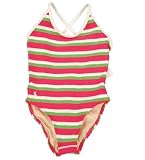 Little Girl's Ralph Lauren One Piece Striped Swimsuit