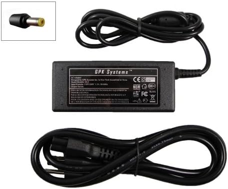 GPK 65w Power Adapter for Acer Travelmate 4740-7787 5542-3590 5542-5256 5740-6291 5742-7013 5742-7159 5742-7908 6594-7323 Timelinex 8372-7127 8372t-3602 8472-6012 8472-7254 8572-6430 8572-6592 8572-6752 8572-6779 Ac Adapter Power Cord Charger