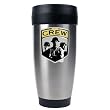Columbus Crew MLS 16oz Stainless Steel Travel Tumbler - Primary Team Logo by Great American Products