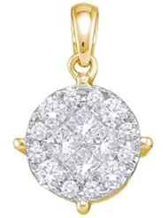 2.00ctw Round Diamond Soliel Pendant