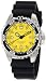 Momentum Men’s 1M-DV00Y1B M1 Yellow Dial Black Rubber Dive Watch