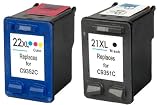 2 Druckerpatronen kompatibel für HP 22 XL + HP 21 XL für HP Deskjet 3910 3915 3918 3920 3930 3938 3940 3950 D1300 D1311 D1320 D1330 D1338 D1341 D1360 D1368 D1400 D1420 D1430 D1445 D1450 D1455 D1460 D1468 D1560 D1568 D2320 D2330 D2338 D2345 D2360 D2400 D2430 D2445 D2451 D2460 D2468 F2110 F2120 F2128 F2140 F2149 F2180 F2185 F2187 F2188 F2210 F2212 F2214 F2224 F2235 F2238 F2240 F2250 F2275 F2276 F2278 F2280 F2288 F2290 F2291 F310 F325 F335 F340 F350 F370 F375