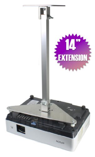 PCMD All-Metal Projector Ceiling Mount with 14 Extension for Sanyo PLC-XW300