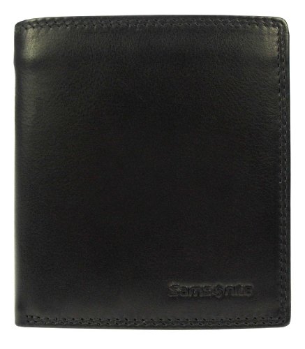 Samsonite Kleines Hochformat, Leder, schwarz