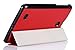 MoKo LG G Pad 7.0 Case - Ultra Slim Smart-shell Stand Case for LG G Pad V400 / V410 (LTE) / VK410 / UK410 / LK430 (G Pad F7.0) 7-Inch Android Tablet, RED (With Smart Cover Auto Wake / Sleep)