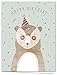 Note Card Cafe Happy Birthday Card Assortment with Gray Envelopes | 144 Pack | Fanciful Birthday Wishes Designs | Blank Inside, Glossy Finish | Bulk Set for Greeting Cards, Occasions, Birthdays
