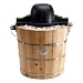 Maxi-Matic EIM-502 Elite Gourmet 4-Quart Old-Fashioned Pine-Bucket Electric/Manual Ice-Cream Maker