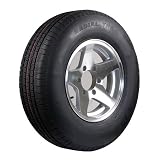 Carlisle 'Radial Trail' Trailer Tires ST175 80R 13, Aluminum Star Wheels