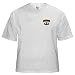 Ranger Tab over Basic Airborne Wings Military White T-Shirt by CafePress