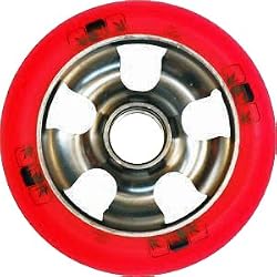 Envy 5 Spoke Wheel Grey-Red 110mm