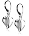 Sterling Silver Heart Dangle Earrings