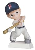 Precious Moments "Swing For the Fences" Boy Figurine, Boston Red Sox