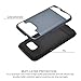 Samsung Galaxy S7 / G930 Case, INNOVAA Elite Hybrid Series Case (Not Compatible with Galaxy S7 Edge / G935) W/Free Screen Protector & Touch Screen Stylus Pen - Black