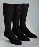 Calvin Klein Men's Cotton Rich Ribbed Dress Socks 3-Pack Hosiery